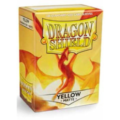 Dragon Shield Box of 100 Matte Yellow 11014